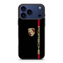 Porsche black car iPhone 17 Pro Case