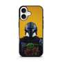 The Mandalorian Boba Fett and Baby Yoda Art iPhone 17 Case