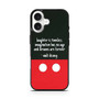 Walt Disney Quotes iPhone 17 Case