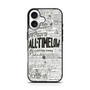 All Time Low Lyrics iPhone 17 Case