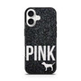 Black Glitter Victoria's Secret iPhone 17 Case