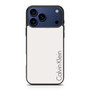 Calvin Klein White Bone iPhone 17 Pro Case
