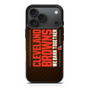 Cleveland Browns 3 iPhone 17 Pro Max Case