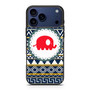 Cute Red Elephant Aztec iPhone 17 Pro Case