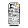 Ed Sheeran Quotes 1 iPhone 17 Case