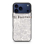 Ed Sheeran 1 iPhone 17 Pro Case