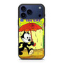 Felix the Cat in Umbrella iPhone 17 Pro Case