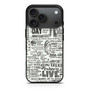 Green Day Lyrics iPhone 17 Pro Max Case