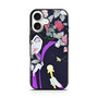 Maleficent evil face floral iPhone 17 Case