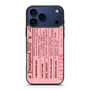 pink disneyland ticket iPhone 17 Pro Case