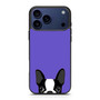 Purple Boston Terrier iPhone 17 Pro Case