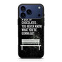 Quotes from Forestgump iPhone 17 Pro Case