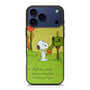 Snoopy In Right this instant iPhone 17 Pro Case