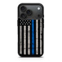 The Thin Blue Line USA Flag iPhone 17 Pro Max Case