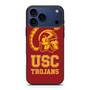 Usc Trojans logo on red iPhone 17 Pro Case