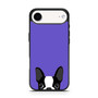 Purple Boston Terrier iPhone Air Case