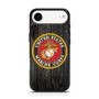 US Marine Corps in Wood Art iPhone Air Case