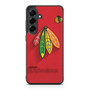 chicago blackhawks logo poster Samsung Galaxy S25 FE Case