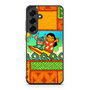 Lilo And Stitch Hawaiian Art Samsung Galaxy S25 FE Case