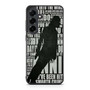 Michael Jackson Lyrics Samsung Galaxy S25 FE Case