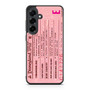 pink disneyland ticket Samsung Galaxy S25 FE Case