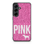 Pink Glitter Victoria's Secret Samsung Galaxy S25 FE Case