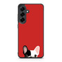 Watching French Bulldog 2 Samsung Galaxy S25 FE Case