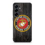 US Marine Corps in Wood Art Samsung Galaxy S25 FE Case