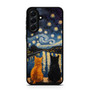 Two Cat Stary Night Samsung Galaxy A56 Case