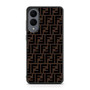 Fendi Brown Logo Art Samsung Galaxy S25 Edge Case