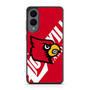 Louisville Cardinals new logo Samsung Galaxy S25 Edge Case