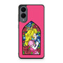 Princess peach stained glass Samsung Galaxy S25 Edge Case