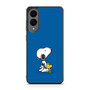 Snoopy in Blue Samsung Galaxy S25 Edge Case
