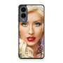 Christina Aguilera Red Lips Samsung Galaxy S25 Edge Case