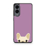 Cute French Bulldog pink Samsung Galaxy S25 Edge Case