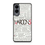 Marron 5 Lyrics Samsung Galaxy S25 Edge Case