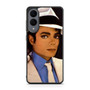 Michael Jackson in White Samsung Galaxy S25 Edge Case