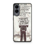 My Chemical Romance Lyrics Samsung Galaxy S25 Edge Case