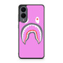 Pink Bape Shark Samsung Galaxy S25 Edge Case