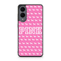 Pink Dog Victoria's secret Samsung Galaxy S25 Edge Case