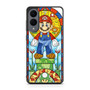 Super Mario Glass Art Samsung Galaxy S25 Edge Case