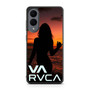 VA RVCA Girl In Beach Samsung Galaxy S25 Edge Case