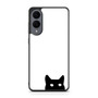 Watching black cat Samsung Galaxy S25 Edge Case