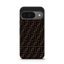 Fendi Brown Logo Art Pixel 9 Case