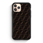 Fendi Brown Logo Art iPhone 11 Pro Case