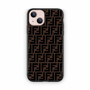 Fendi Brown Logo Art iPhone 13 Case