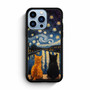 Two Cat Stary Night iPhone 13 Pro Max Case