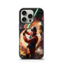 Luke skywalker using lightsaber iPhone 16 Pro Case
