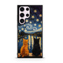 Two Cat Stary Night Samsung Galaxy S23 Ultra Case