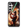 Luke skywalker using lightsaber Samsung Galaxy S24 Plus Case